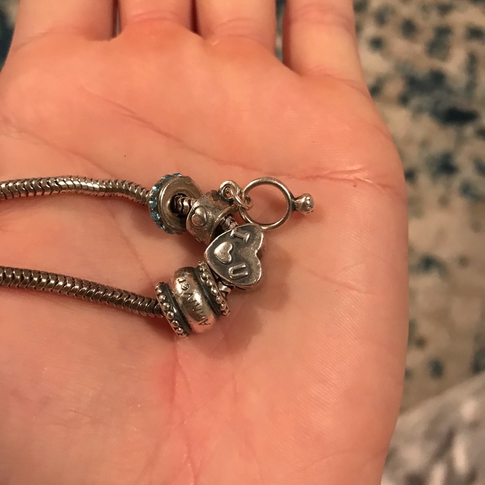 Michael Anthony bracelet with charms.